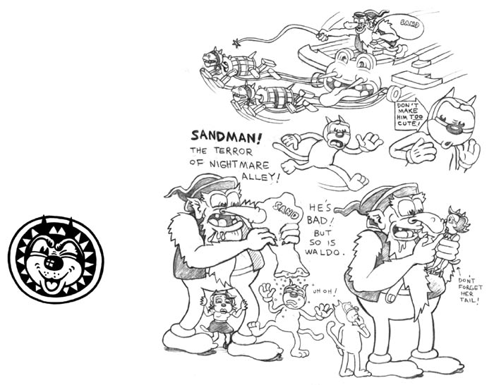"'Boulevard' model sheet D" is copyright ©2008 by Kim Deitch.  All rights reserved.  Reproduction prohibited.