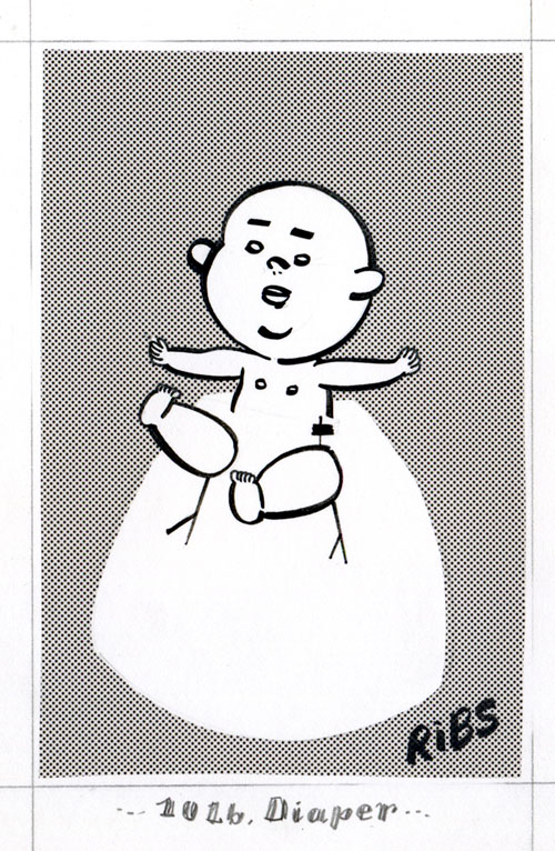 "10 Lb. Diaper *Stinckers Original Drawing*" is copyright ©2008 by Steven Weissman.  All rights reserved.  Reproduction prohibited.