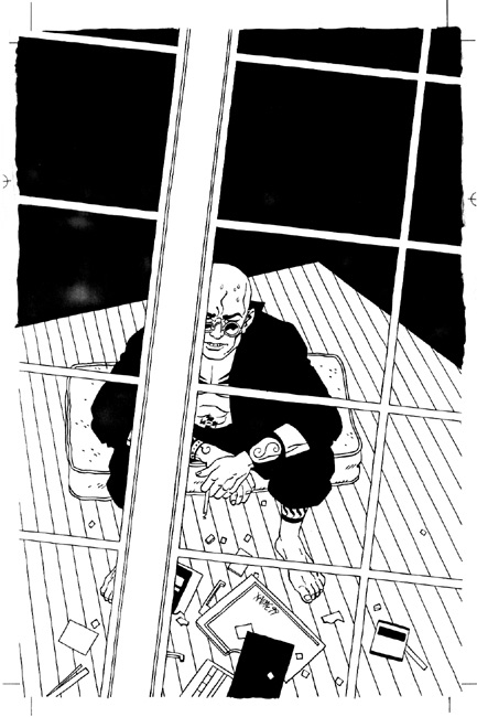 "Cover: 'Transmetropolitan' issue 31" is copyright ©2008 by Jaime Hernandez.  All rights reserved.  Reproduction prohibited.