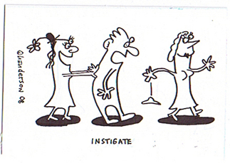 "INSTIGATE" is copyright ©2008 by Sam Henderson.  All rights reserved.  Reproduction prohibited.