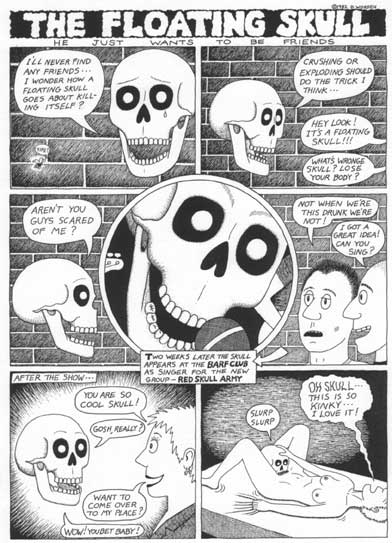 "The Floating Skull #3 pg1" is copyright ©2008 by Dennis Worden.  All rights reserved.  Reproduction prohibited.