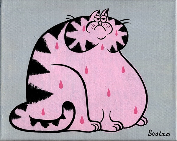 "grumpy pink garfield painting" is copyright ©2008 by Kevin Scalzo.  All rights reserved.  Reproduction prohibited.