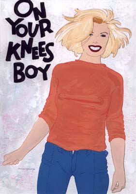 "On Your Knees Boy cover [full color]" is copyright ©2008 by Molly Kiely.  All rights reserved.  Reproduction prohibited.