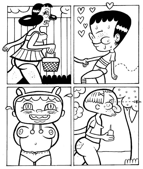 "KAPOW! book pg.4" is copyright ©2008 by Kevin Scalzo.  All rights reserved.  Reproduction prohibited.