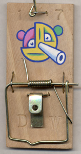 "painted mousetrap #17" is copyright ©2008 by Dennis Worden.  All rights reserved.  Reproduction prohibited.