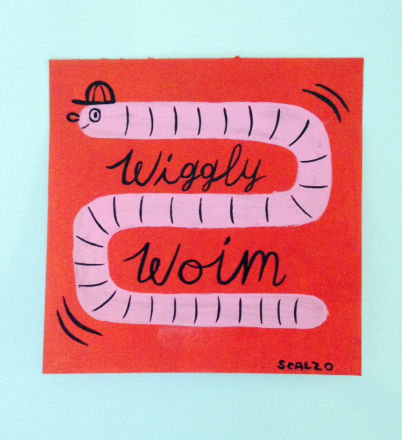 "Wiggly Woim Post-It" is copyright ©2008 by Kevin Scalzo.  All rights reserved.  Reproduction prohibited.