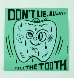 "Tell the Tooth! Post-It" is copyright ©2008 by Kevin Scalzo.  All rights reserved.  Reproduction prohibited.