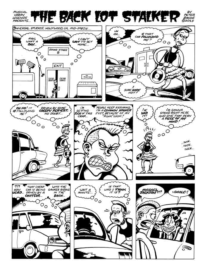 "MUL Michael Jackson Strip" is copyright ©2008 by Peter Bagge.  All rights reserved.  Reproduction prohibited.