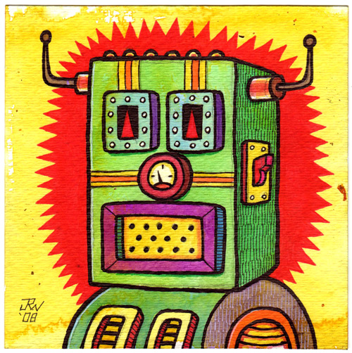 "Transmitter Robot" is copyright ©2008 by J.R. Williams.  All rights reserved.  Reproduction prohibited.