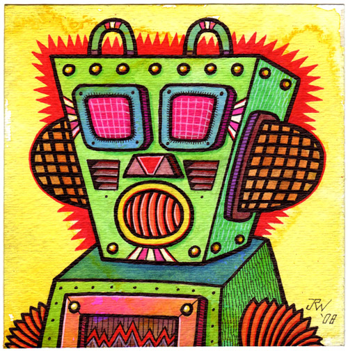 "Radar Robot" is copyright ©2008 by J.R. Williams.  All rights reserved.  Reproduction prohibited.