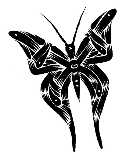 "Kapow illo #1 - Butterfly" is copyright ©2008 by Eric Reynolds.  All rights reserved.  Reproduction prohibited.