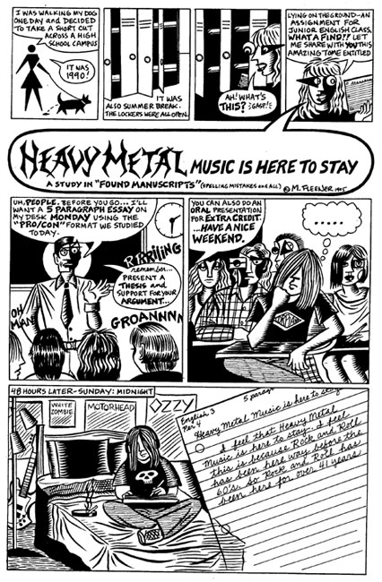 "'Heavy Metal Music Is Here to Stay' p.1" is copyright ©2008 by Mary Fleener.  All rights reserved.  Reproduction prohibited.