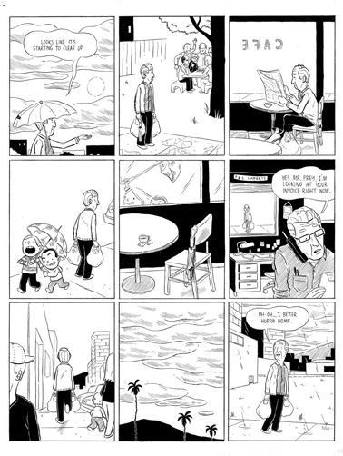 "Green Umbrella, page 5" is copyright ©2008 by Martin Cendreda.  All rights reserved.  Reproduction prohibited.