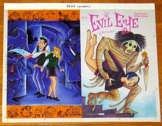 "EVIL EYE #6 - Cover Proof" is copyright ©2008 by Richard Sala.  All rights reserved.  Reproduction prohibited.
