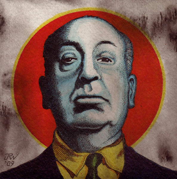 "Alfred Hitchcock" is copyright ©2008 by J.R. Williams.  All rights reserved.  Reproduction prohibited.