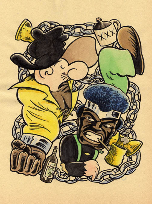 "*!!NEW JUMBLE- SNUFFY SMITH & LUKE CAGE" is copyright ©2008 by Jeremy Eaton.  All rights reserved.  Reproduction prohibited.