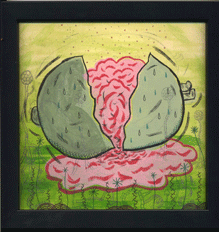 "Sugar Booger BLAB! painting 5" is copyright ©2008 by Kevin Scalzo.  All rights reserved.  Reproduction prohibited.