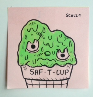 "Melty ice cream cone post-it" is copyright ©2008 by Kevin Scalzo.  All rights reserved.  Reproduction prohibited.