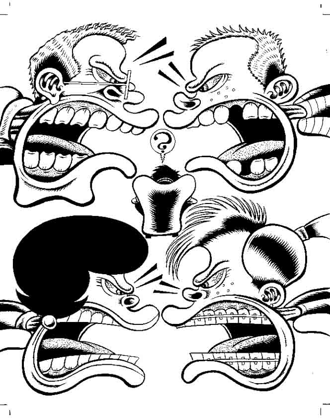 "Complete Neat Stuff Back Cover" is copyright ©2008 by Peter Bagge.  All rights reserved.  Reproduction prohibited.