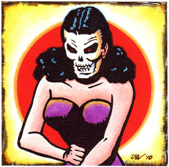 "Evil Skull Lady" is copyright ©2008 by J.R. Williams.  All rights reserved.  Reproduction prohibited.