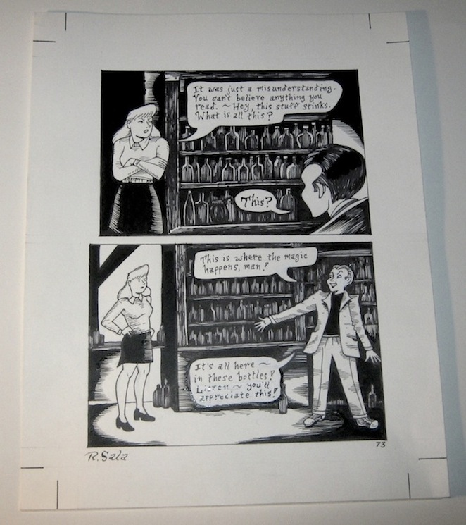 "The Grave Robber's Daughter - page 73" is copyright ©2008 by Richard Sala.  All rights reserved.  Reproduction prohibited.
