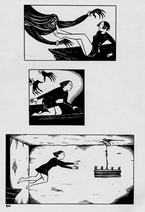 "Peculia & The Groon Grove Vampires pg 60" is copyright ©2008 by Richard Sala.  All rights reserved.  Reproduction prohibited.
