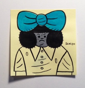 "POST-IT #6" is copyright ©2008 by Kevin Scalzo.  All rights reserved.  Reproduction prohibited.