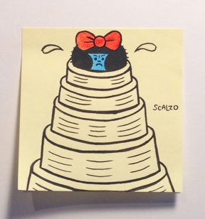 "POST-IT #8" is copyright ©2008 by Kevin Scalzo.  All rights reserved.  Reproduction prohibited.