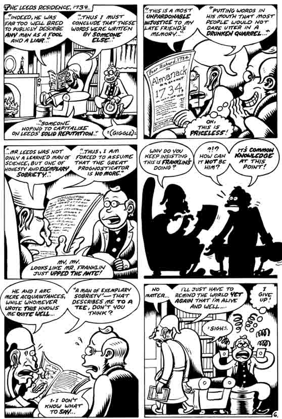 "Poor Rchard Predicts pg. 6" is copyright ©2008 by Peter Bagge.  All rights reserved.  Reproduction prohibited.