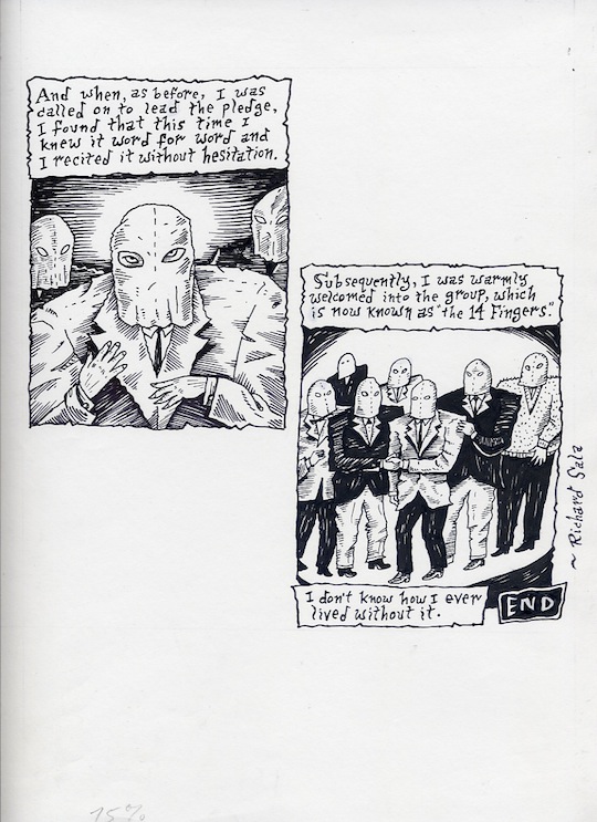 "The Thirteen Fingers - Page 16" is copyright ©2008 by Richard Sala.  All rights reserved.  Reproduction prohibited.