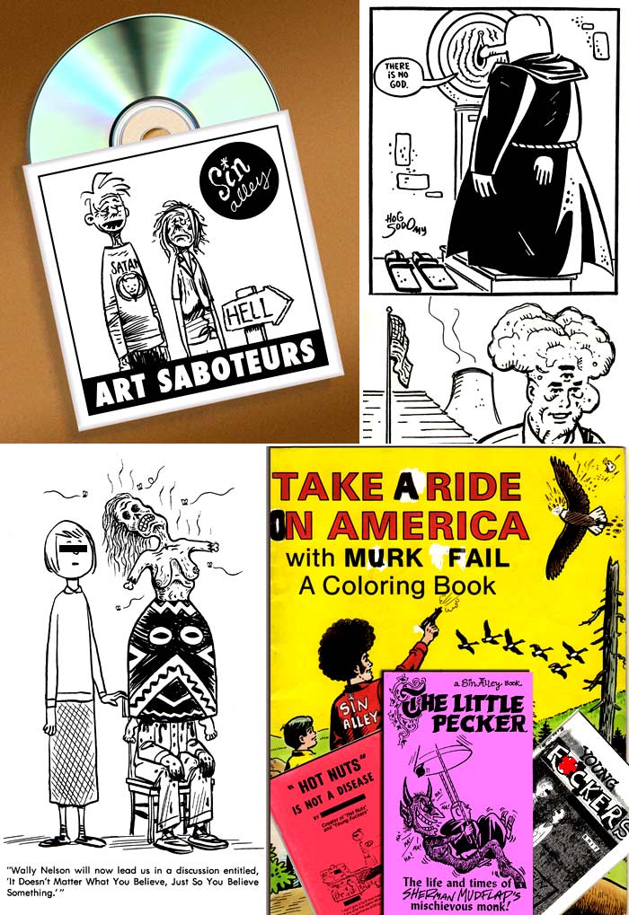 "ART SABOTAGE disc!" is copyright ©2008 by J.R. Williams.  All rights reserved.  Reproduction prohibited.