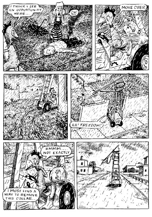 "Fuzz & Pluck chapter 4, page 9" is copyright &copy;2008 by Ted Stearn.  All rights reserved.  Reproduction prohibited.