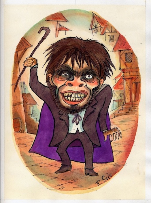 "Movie Monsters: Mr. Hyde" is copyright ©2008 by Richard Sala.  All rights reserved.  Reproduction prohibited.