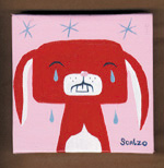 "Sad Bunny painting #1" is copyright ©2008 by Kevin Scalzo.  All rights reserved.  Reproduction prohibited.