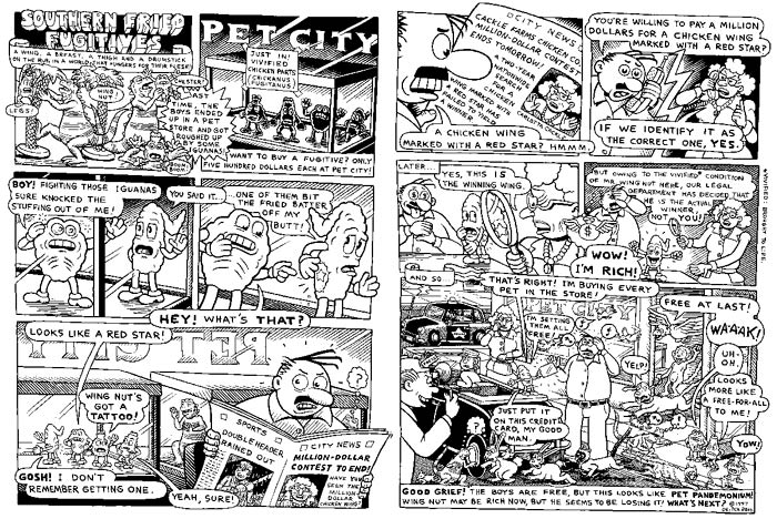 "'Southern Fried Fugitives' episode A" is copyright ©2008 by Kim Deitch.  All rights reserved.  Reproduction prohibited.
