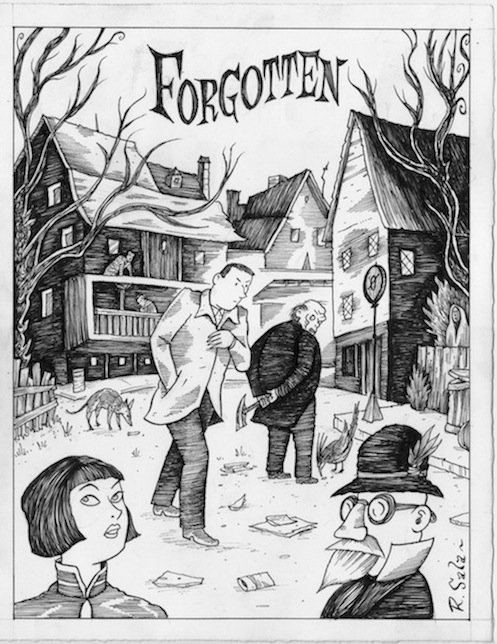 "Forgotten - p. 1" is copyright ©2008 by Richard Sala.  All rights reserved.  Reproduction prohibited.