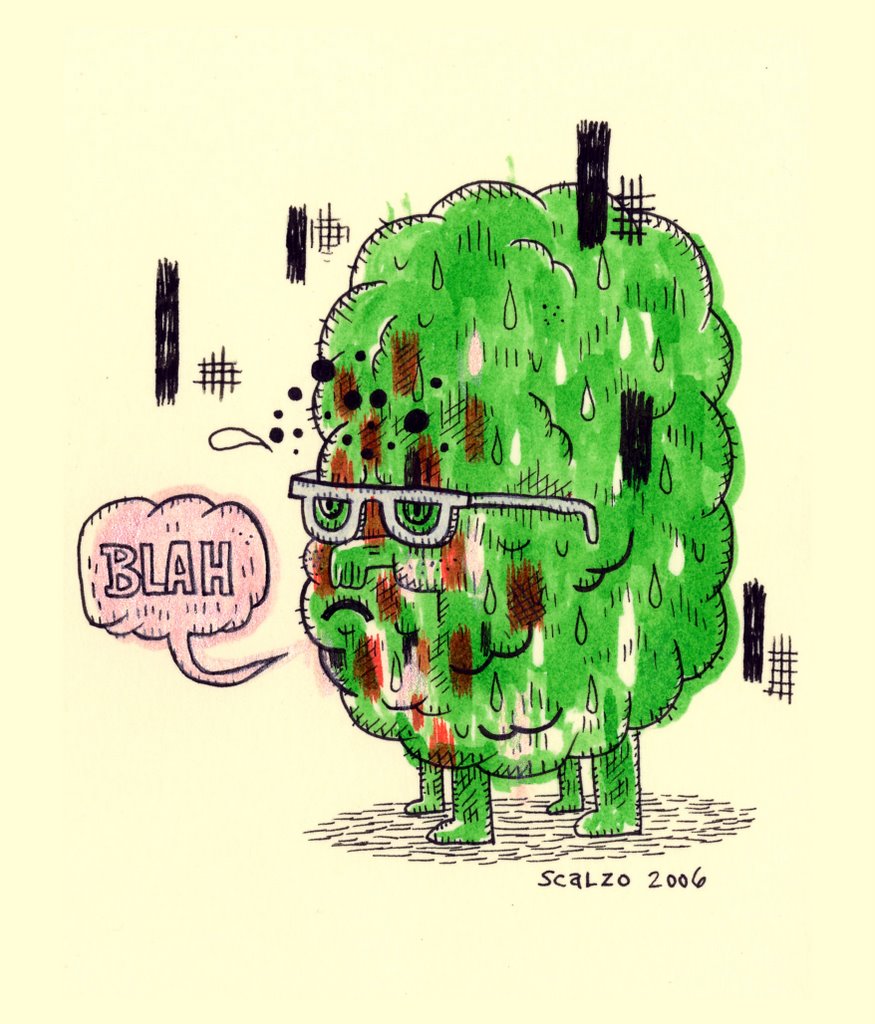 "BLAH-giclee print" is copyright ©2008 by Kevin Scalzo.  All rights reserved.  Reproduction prohibited.
