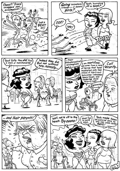 "Wonder Woman p. 7" is copyright ©2008 by Dave Cooper.  All rights reserved.  Reproduction prohibited.