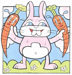 "Hungry Bunny" is copyright ©2008 by Kevin Scalzo.  All rights reserved.  Reproduction prohibited.