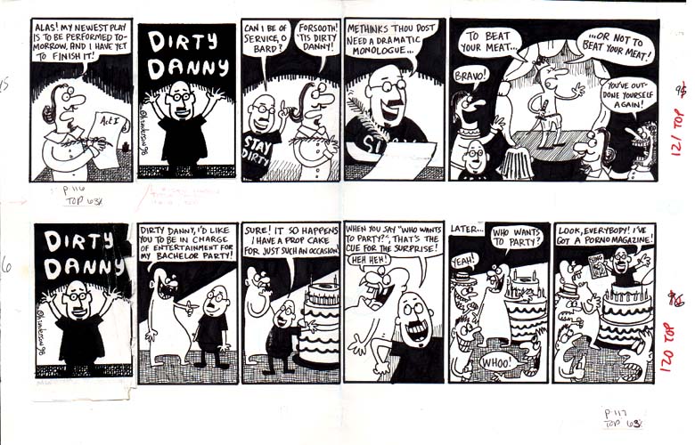 "Dirty Danny: 'Shakespeare' w/ 'Bachelor Party'" is copyright ©2008 by Sam Henderson.  All rights reserved.  Reproduction prohibited.