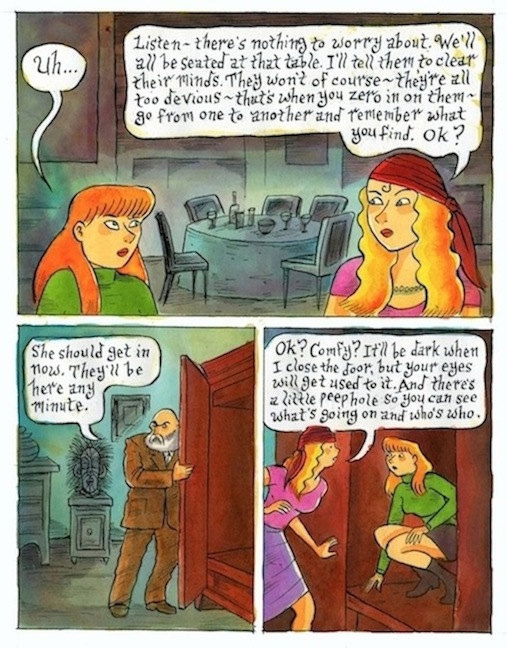 "Bloody Cardinal 2 - House of the Blue Dwarf - p.40" is copyright ©2008 by Richard Sala.  All rights reserved.  Reproduction prohibited.