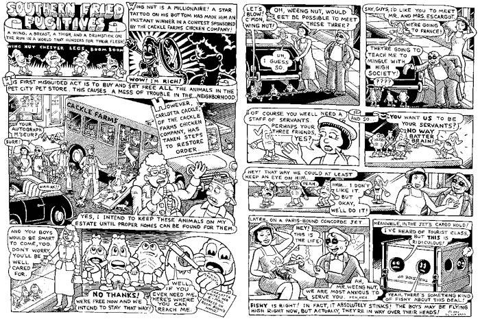 "'Southern Fried Fugitives' episode B" is copyright ©2008 by Kim Deitch.  All rights reserved.  Reproduction prohibited.