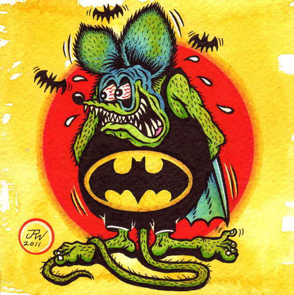 "Bat Fink!" is copyright ©2008 by J.R. Williams.  All rights reserved.  Reproduction prohibited.