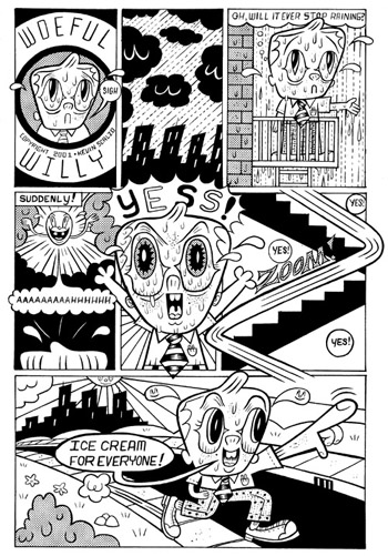 "Woeful Willy pg. 1" is copyright ©2008 by Kevin Scalzo.  All rights reserved.  Reproduction prohibited.