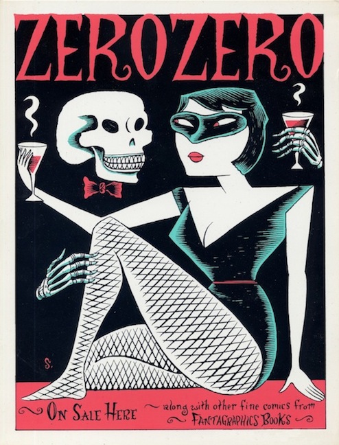 "ZERO ZERO Silkscreen" is copyright ©2008 by Richard Sala.  All rights reserved.  Reproduction prohibited.