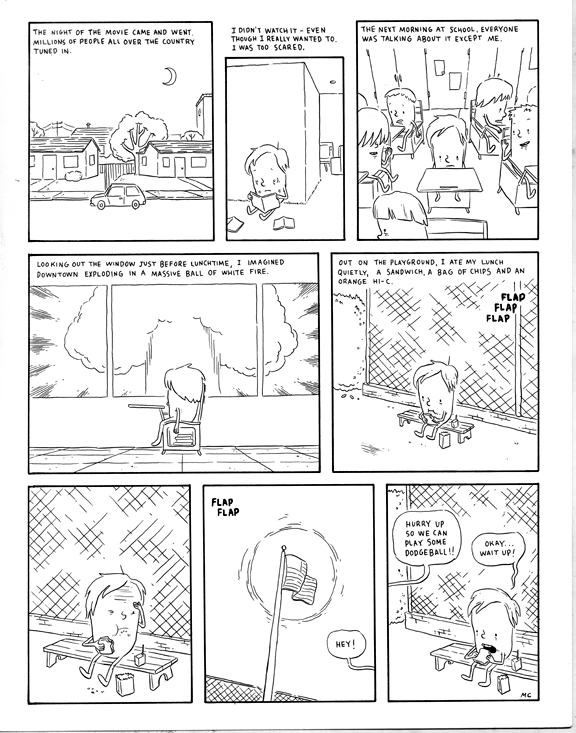 "The Day After (from Roadstrips antho), page 5" is copyright ©2008 by Martin Cendreda.  All rights reserved.  Reproduction prohibited.