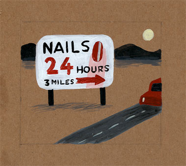 "Nails 24 hrs." is copyright ©2008 by  Mats!?.  All rights reserved.  Reproduction prohibited.